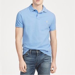 Ralph Lauren men’s custom fit blue polo size L